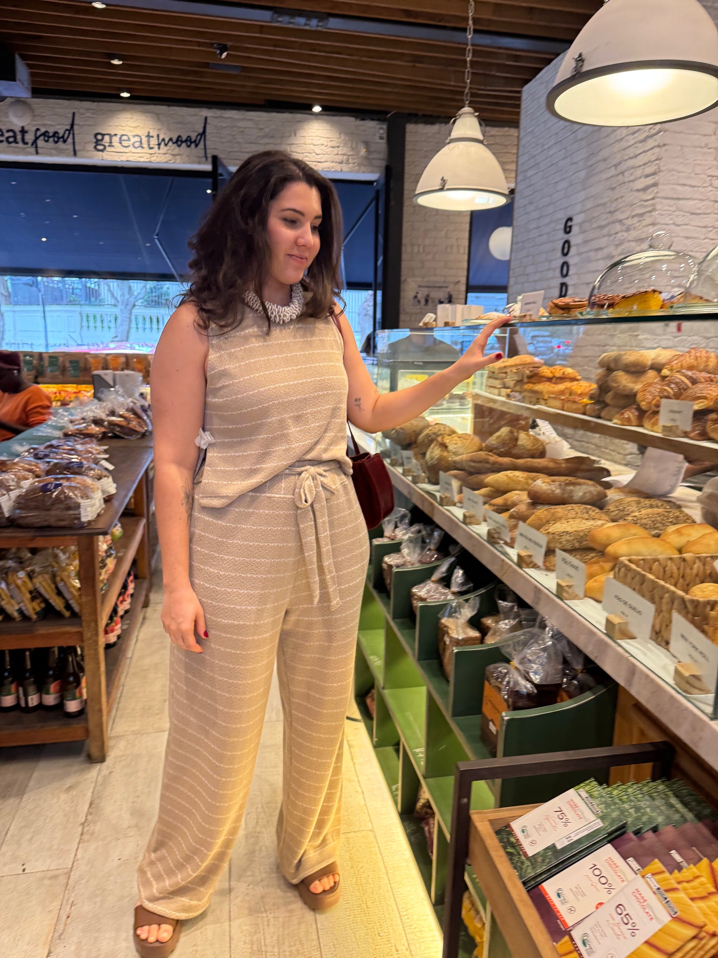 Regata em tricot Listrado