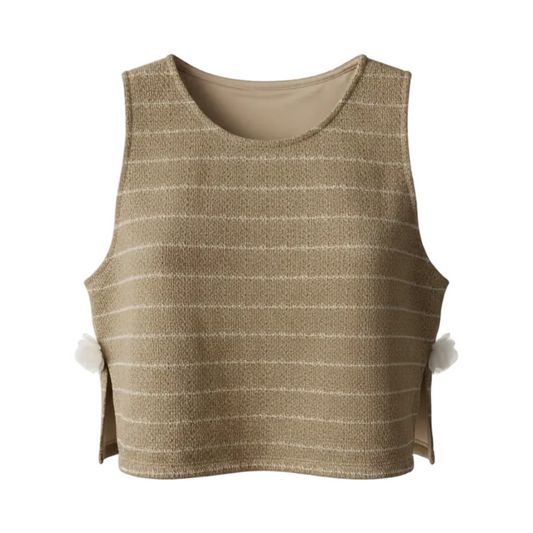 Regata em tricot Listrado