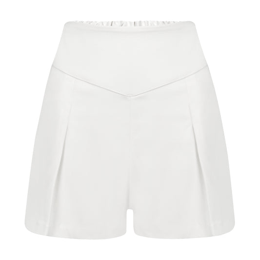 Shorts em Sarja Off White
