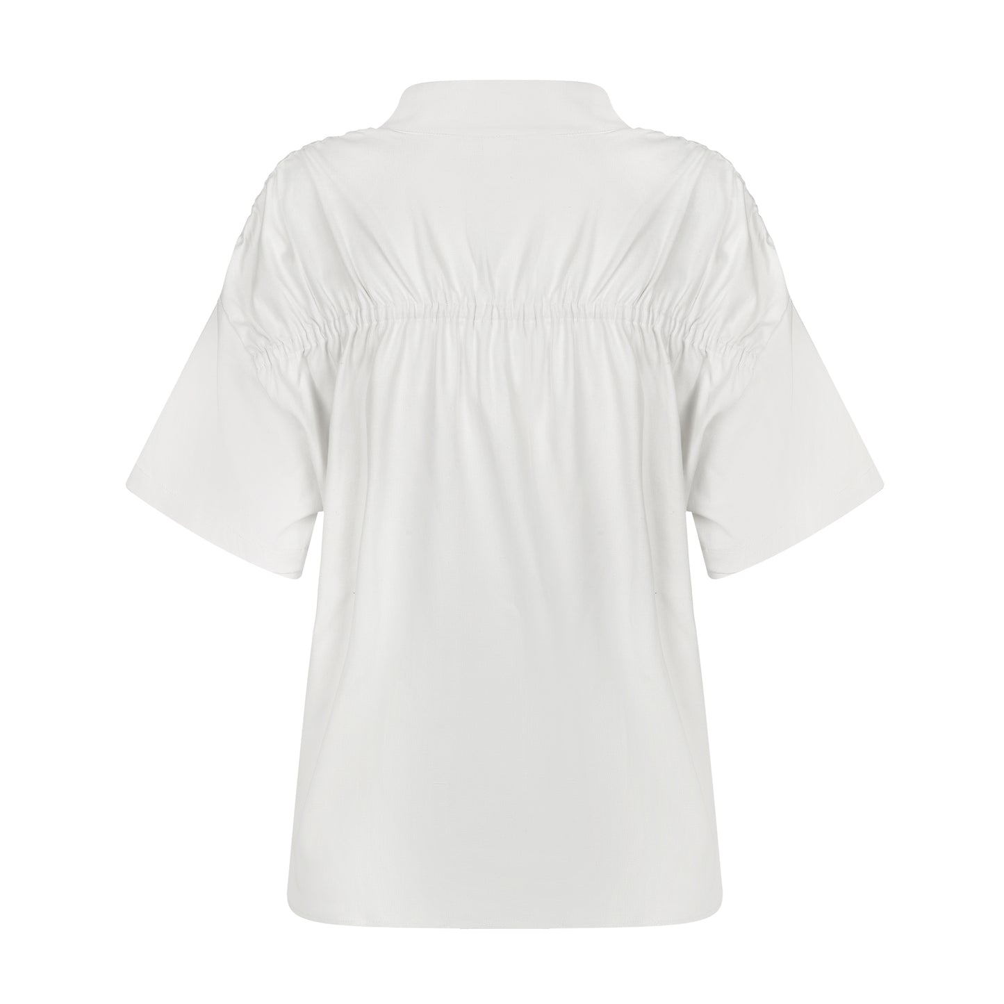 Camisa Manga Curta Sarja Off White